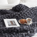 Zonli Nieuwe aankomst Bandbank Home Decor Gewogen Wool Throw